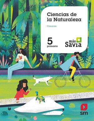 Portada del producto:  SD Alumno. Ciencias de la naturaleza. 5 Primaria. Más Savia. Canarias