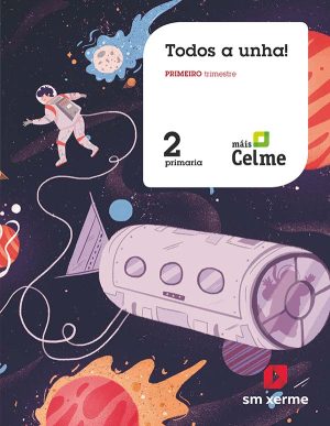 Portada del producto:  SD Alumno. Método Globalizado. ¡Todos a unha! 2 Primaria. 1 Trimestre. Pauta. Máis Celme