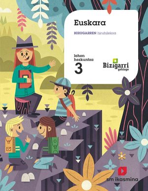 Portada del producto:  SD Alumno. Euskara. Hirugarren hiruhilekoa. Lehen hezkuntza 3. Bizigarri gehiago