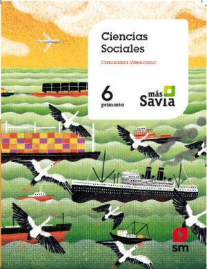 Portada del producto:  SD Alumno. Ciencias sociales. 6 Primaria. Mas Savia. Valencia