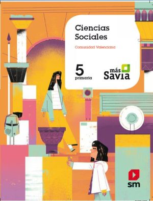 Portada del producto:  SD Alumno. Ciencias sociales. 5 Primaria. Mas Savia. Valencia