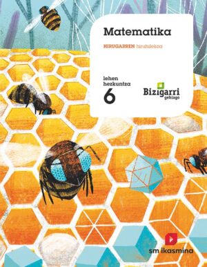 Portada del producto:  SD Alumno. Matematika. 6 Lehen Hezkuntza. Bizigarri Gehiago