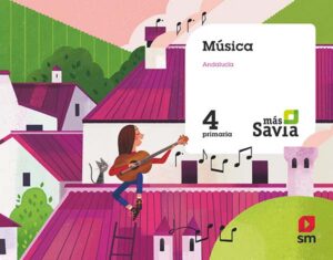 Portada del producto:  SD Alumno. Música. 4 Primaria. Más Savia. Andalucía