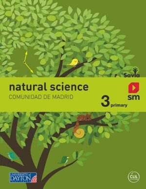 Portada del producto:  SD Alumno. Natural science. 3 Primary. Más Savia. Madrid