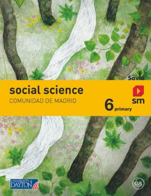 Portada del producto:  SD Alumno. Social Science. 6 Primary. Más Savia. Comunidad de Madrid