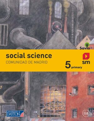 Portada del producto:  SD Alumno. Social science. 5 Primary.  Savia. Comunidad de Madrid