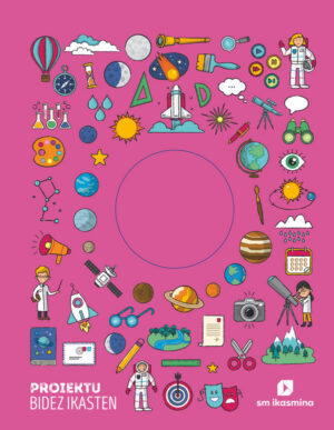 Portada del producto:  SD Alumno. Txikitxo urdina lurra eta eguzki-sistema. II Maila. Lehen. Proiektuak ikasten dut