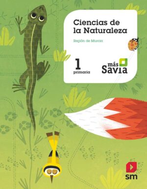 Portada del producto:  SD Alumno. Ciencias de la naturaleza. 1 Primaria. Más Savia. Murcia