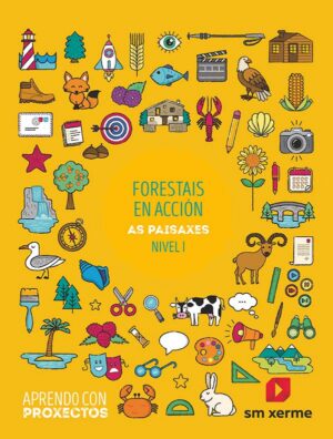 Portada del producto:  SD Alumno. Forestais en acción. As paisaxes (Nivel I). Aprendo con proxectos