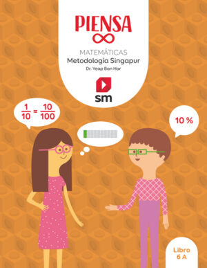 Portada del producto:  SD Alumno. Piensa infinito. Matemáticas. Metodología Singapur. 6 Primaria