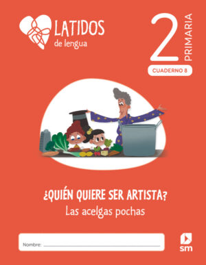 Portada del producto:  SD Alumno. Lengua. 2 Primaria. Latidos. Cuadernos 1-9
