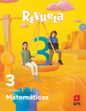Portada del producto:  DA. Matemáticas. 3 Primaria. Revuela