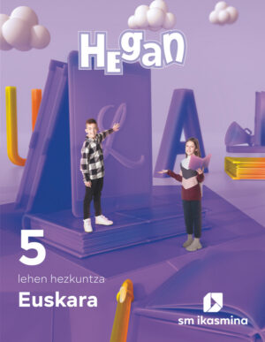 Portada del producto:  DA. Euskara. Lehen Hezkuntza 5. Hegan