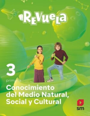 Portada del producto:  DA. Conocimiento del Medio Natural, Social y Cultural. 3 Primaria. Revuela