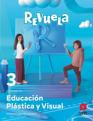 Portada del producto:  DA. Educación Plástica y Visual. 3 Primaria. Revuela