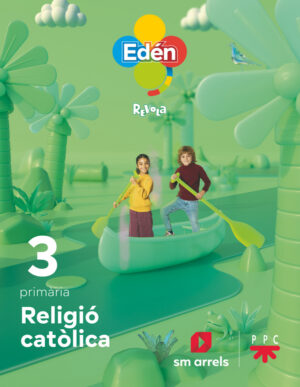 Portada del producto:  DA. Religió catòlica. 3 Primària Edén. Revola (Valenciano)