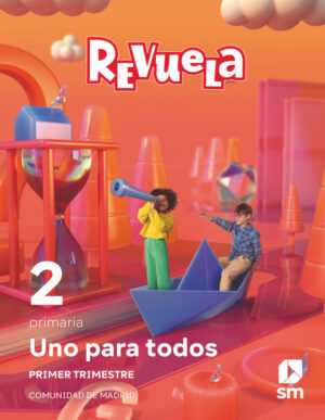 Portada del producto:  DA. Método globalizado. Uno para todos. 1 Trimestre. 2 Primaria. Revuela