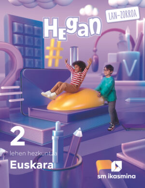 Portada del producto:  DA. Euskara. Lehen Hezkuntza 2. Hegan
