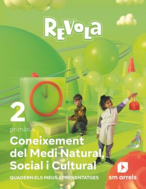 Portada del producto:  DA. Coneixement del Medi Natural, Social i Cultural. 2 Primària. Revola. Arrels
