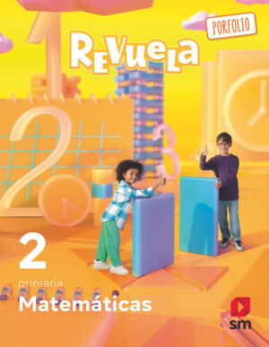 Portada del producto:  DA. Matemáticas. 2 Primaria. Revuela