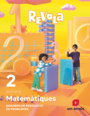 Portada del producto:  DA. Matemàtiques. 2 Primària. Revola. Arrels