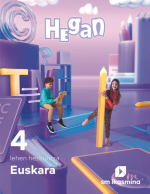 Portada del producto:  DA. Euskara. Lehen Hezkuntza 4. Hegan