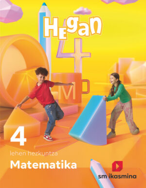 Portada del producto:  DA. Matematika. Lehen Hezkuntza 4. Hegan