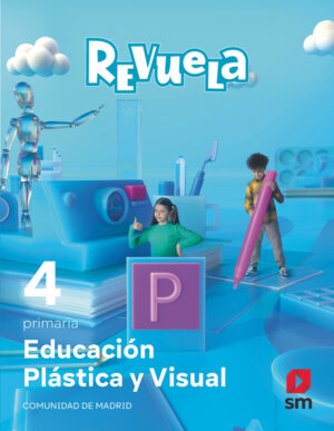 Portada del producto:  DA. Educación Plástica y Visual. 4 Primaria. Revuela