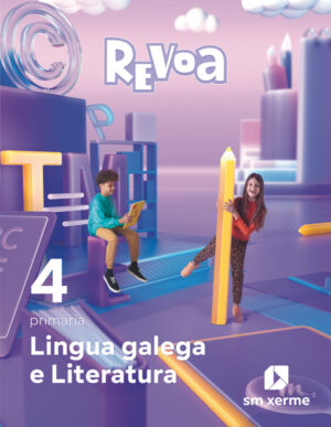 Portada del producto:  DA. Lingua galega e Literatura. 4 Primaria. Revoa
