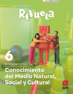 Portada del producto:  DA. Conocimiento del Medio Natural, Social y Cultural. 6 Primaria. Revuela