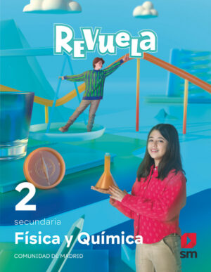Portada del producto:  DA. Física y Química. 2 Secundaria. Revuela. Comunidad de Madrid