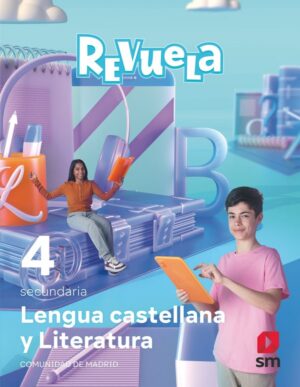 Portada del producto:  DA. Lengua castellana y Literatura. 4 Secundaria. Revuela