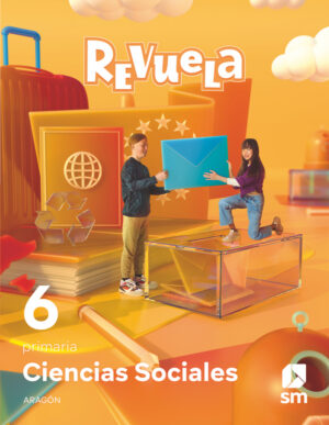 Portada del producto:  DA. Ciencias Sociales. 6 Primaria. Revuela. Aragón