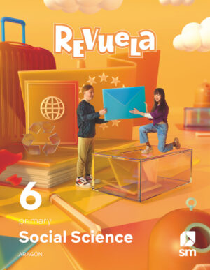 Portada del producto:  DA. Social Science. 6 Primary. Revuela. Aragón