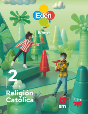 Portada del producto:  DA. Religión Católica. 2 Primaria. Edén. Revuela