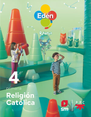 Portada del producto:  DA. Religión Católica. 4 Primaria. Edén. Revuela