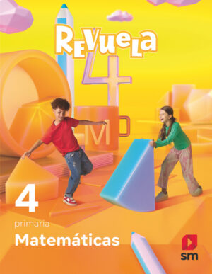 Portada del producto:  DA. Matemáticas. 4 Primaria. Revuela
