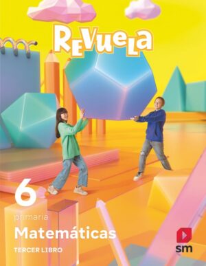 Portada del producto:  DA. Matemáticas. Trimestres temáticos. 6 Primaria. Revuela
