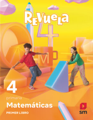Portada del producto:  DA. Matemáticas. Trimestres temáticos. 4 Primaria. Revuela