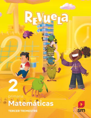 Portada del producto:  DA. Matemáticas. 2 Primaria. Trimestres Revuela