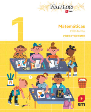 Portada del producto:  DA. Matemáticas. 1 Primaria. Trimestres. Matices