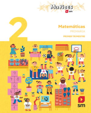 Portada del producto:  DA. Matemáticas. 2 Primaria. Trimestres. Matices