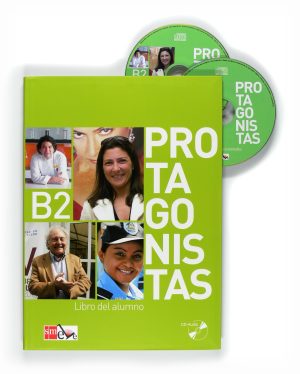 Portada del producto:  Protagonistas B2. Libro del alumno + CD [Internacional]