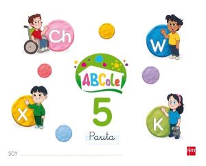 Portada del producto:  Cuaderno de lectoescritura 5, Pauta. ABCole 17