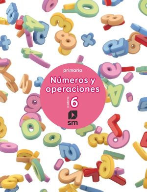 Portada del producto:  Cuaderno 6 de números y operaciones. Primaria