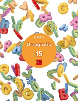 Portada del producto:  Cuaderno 15 de ortografía. Primaria