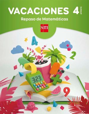 Portada del producto:  Vacaciones: repaso de Matemáticas. 4 Educación Primaria