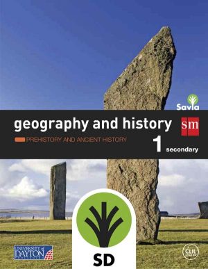 Portada del producto:  SD Alumno. Geography and history. 1 Secondary. Savia