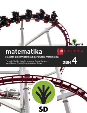 Portada del producto:  SD Alumno. Matematika. DBH 4. Bizigarri