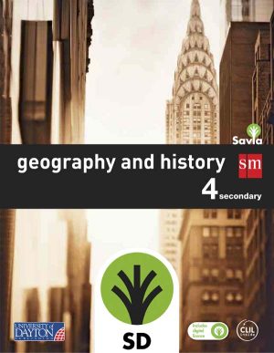 Portada del producto:  SD Alumno. Geography and history. 4 ESO. Savia